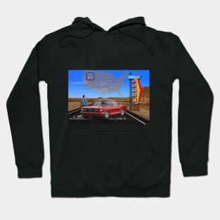 Skyliner Motel Route 66 Road Trip Hoodie